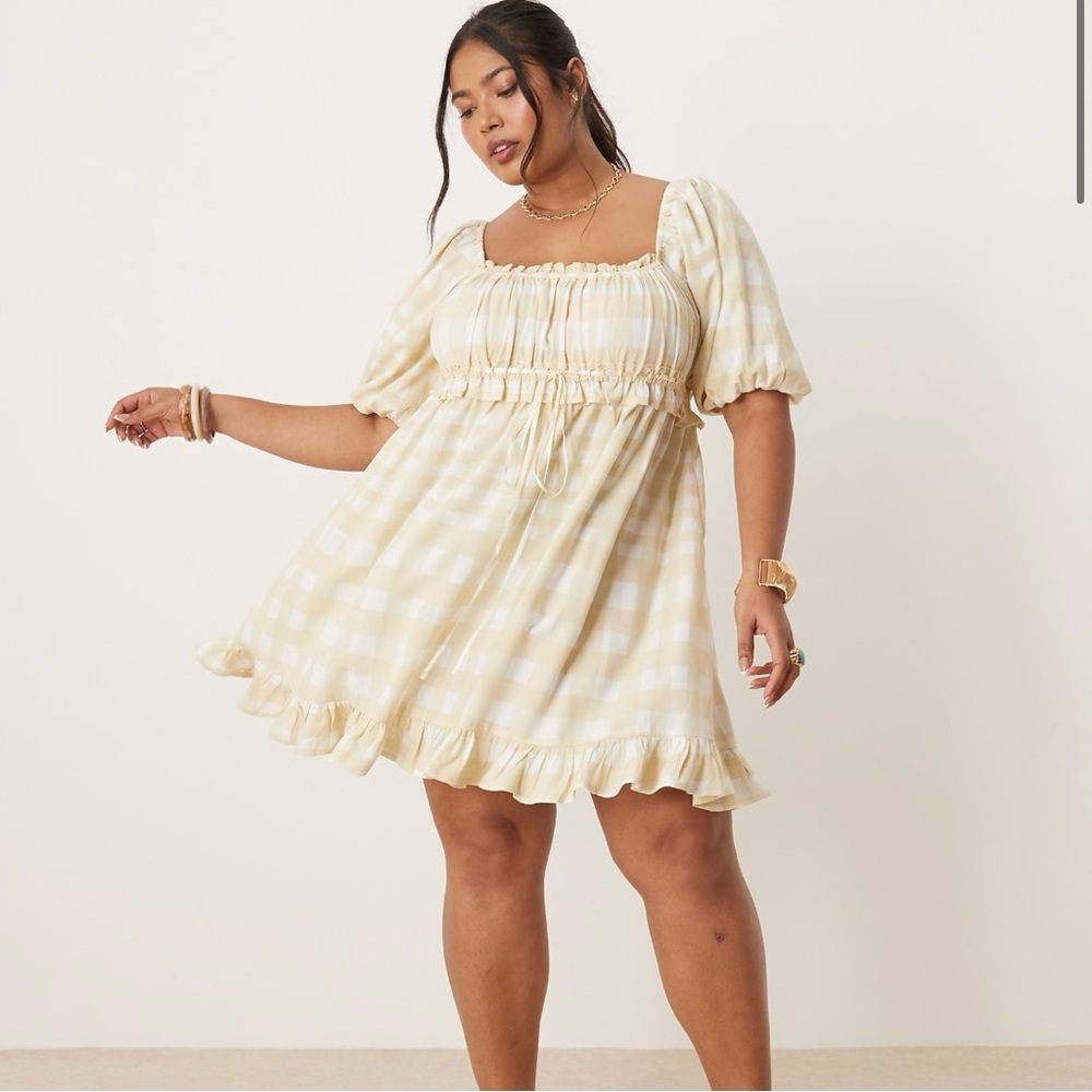 ASOS Curve Mini Smock Dress